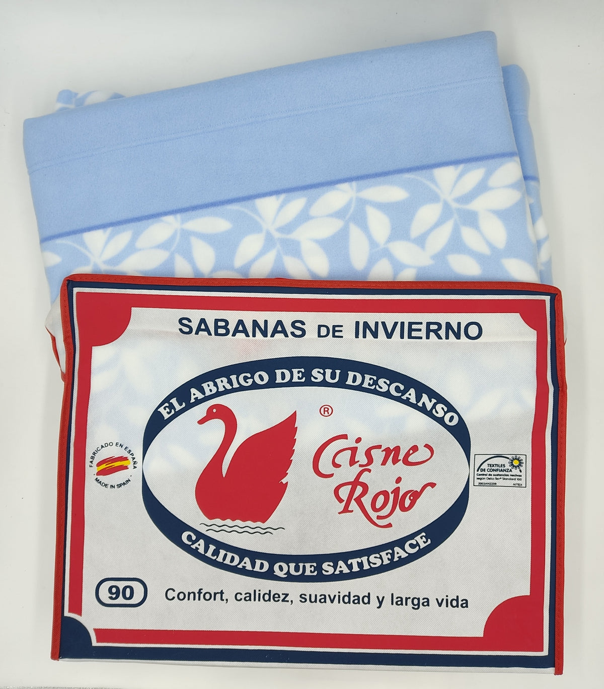 Juego sábanas infantiles pirineo Cisne Rojo MONSTER (largo colchón
